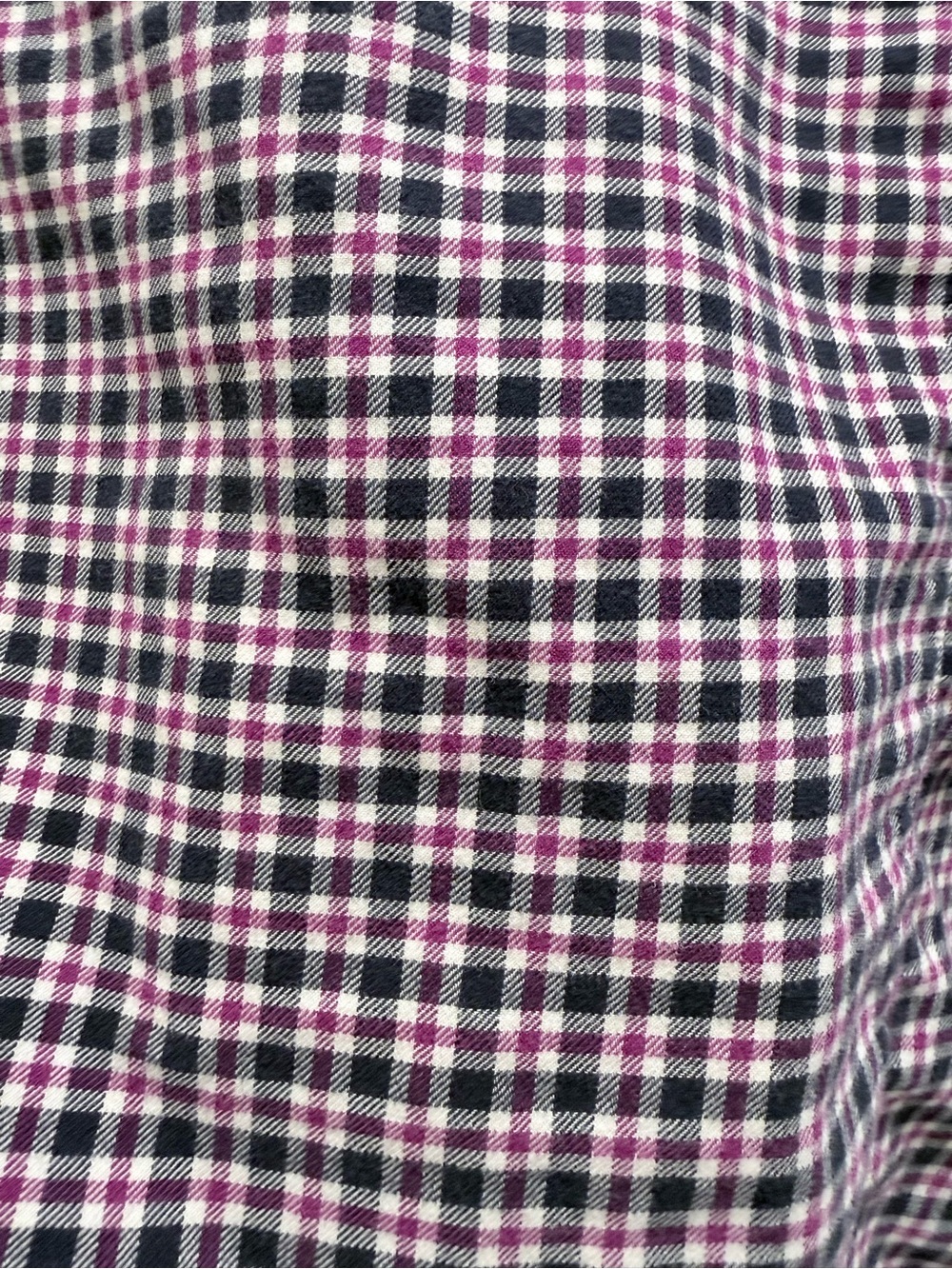 Eddie Bauer Pink and Black Plaid Button-Down Shirt - Picture 4 of 5